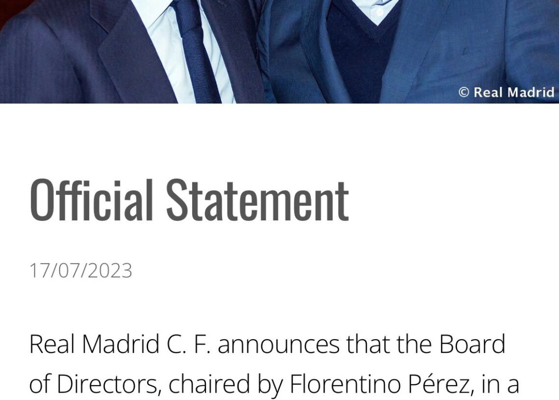 “José Martínez Pirri es nombrado Presidente de Honor del Real Madrid”