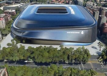 La nueva capacidad del Santiago Bernabéu del Real Madrid será de 85.000 personas.
