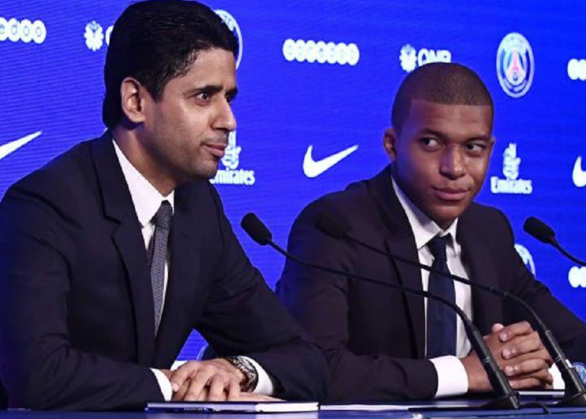 La relación entre Al Khelaifi de Mbappé