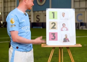 Kevin De Bruyne en un juego entretenido