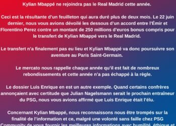 PSG Community Disculpas por Información sobre Mbappé