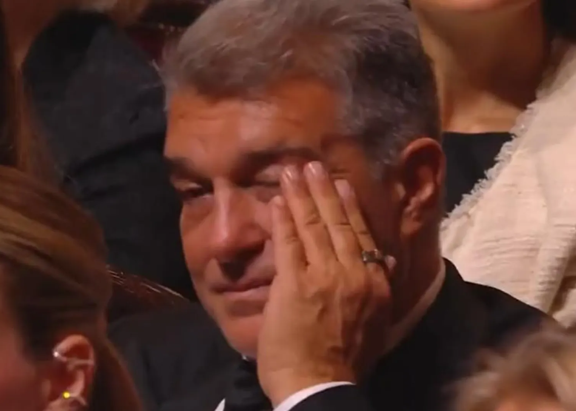Joan Laporta llora por la final del Mundial