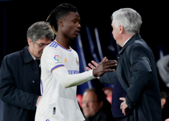 Ancelotti ya se piensa el papel de Camavinga en El Clásico