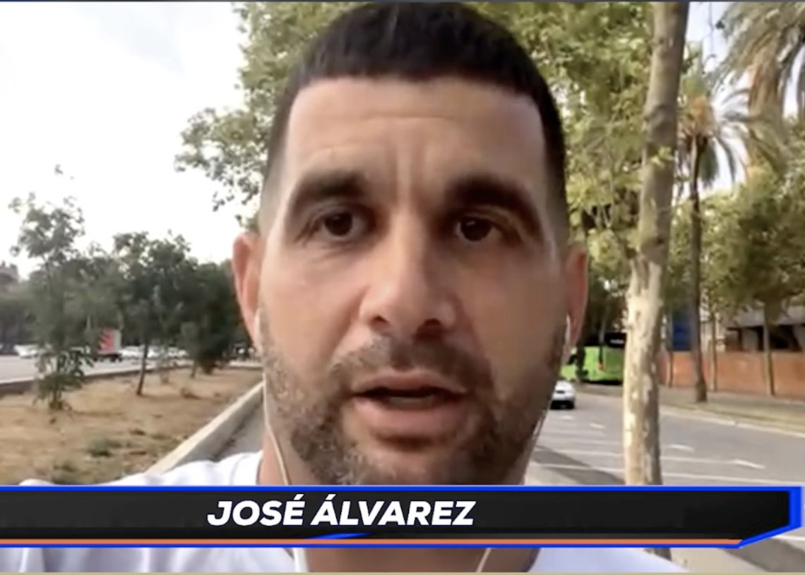BOMBAZO de José Álvarez señalando a este CRACK culé