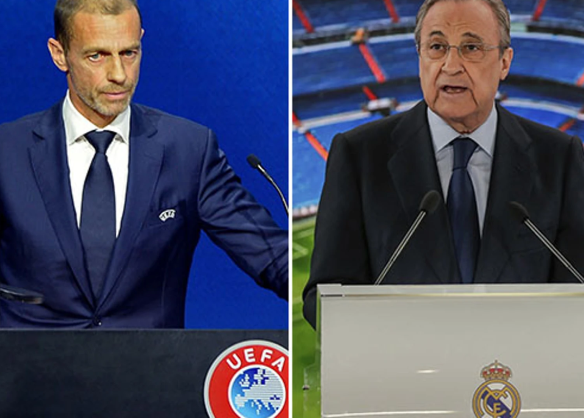 Nuevo ATAQUE de Ceferín a la Superliga y a Florentino