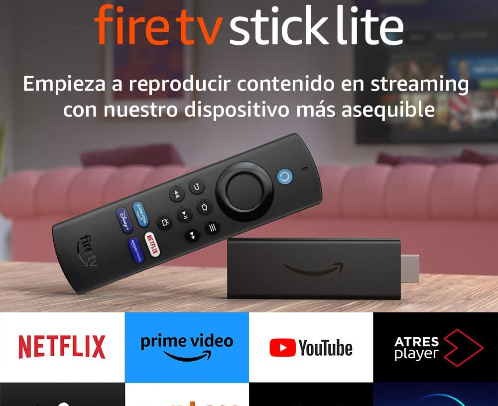Amazon Fire TV Stick Lite con mando por voz Alexa | Lite