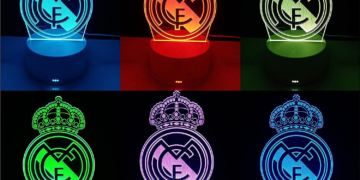 Ilumina con Pasión: Lámpara Escudo del Madrid