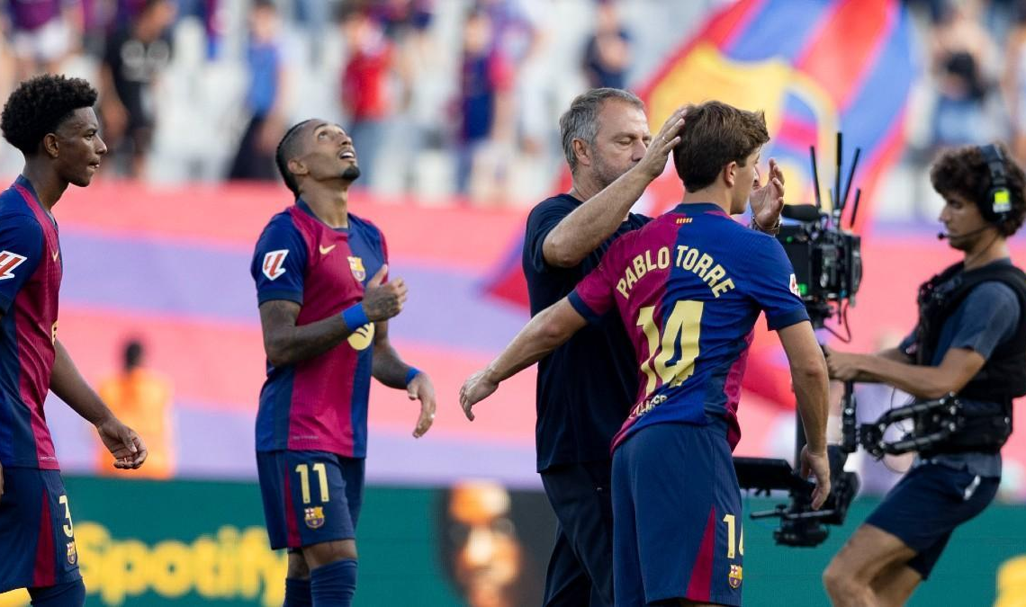 VERGONZOSA IMAGEN en el Barça-Valladolid, con más AYUDAS